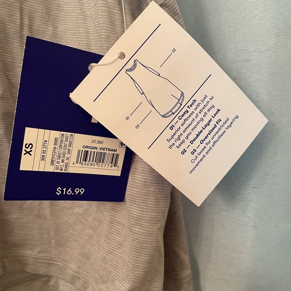 Grey Workout top XS - Picture 2 of 4